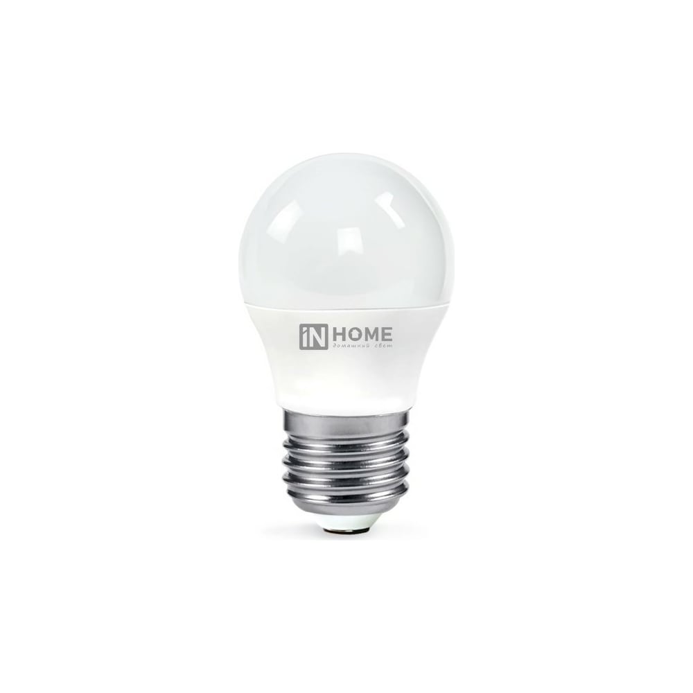фото Светодиодная лампа in home led-шар-vc 11вт 230в е27 4000к 820лм 4690612020617
