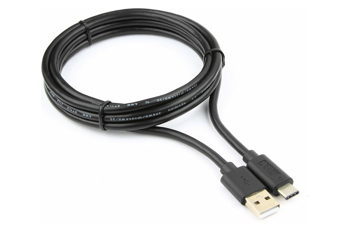 Кабель USB Cablexpert USB2 0 AM USB Type C 1 8м пакет CCP USB2 AMCM