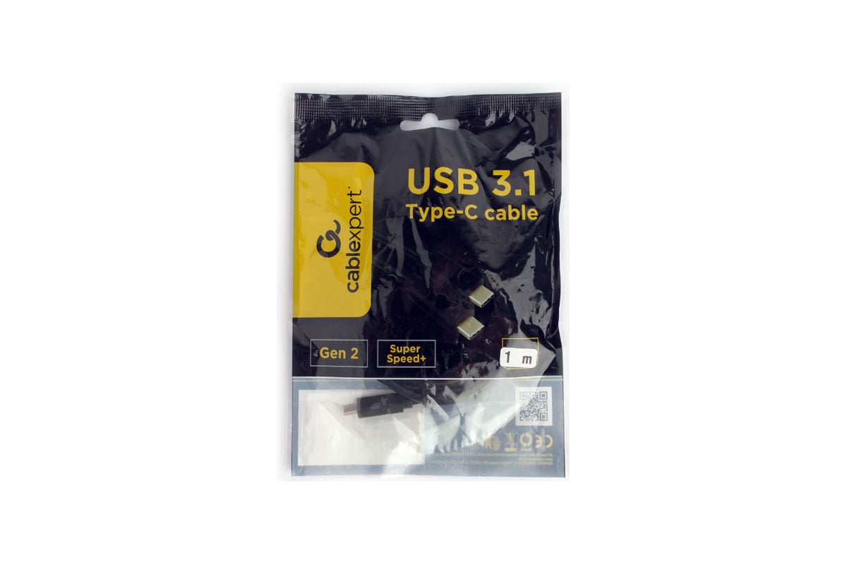 Кабель USB Cablexpert USB3 1 Type C Type C Gen 2 10Gbit s 5A 1м