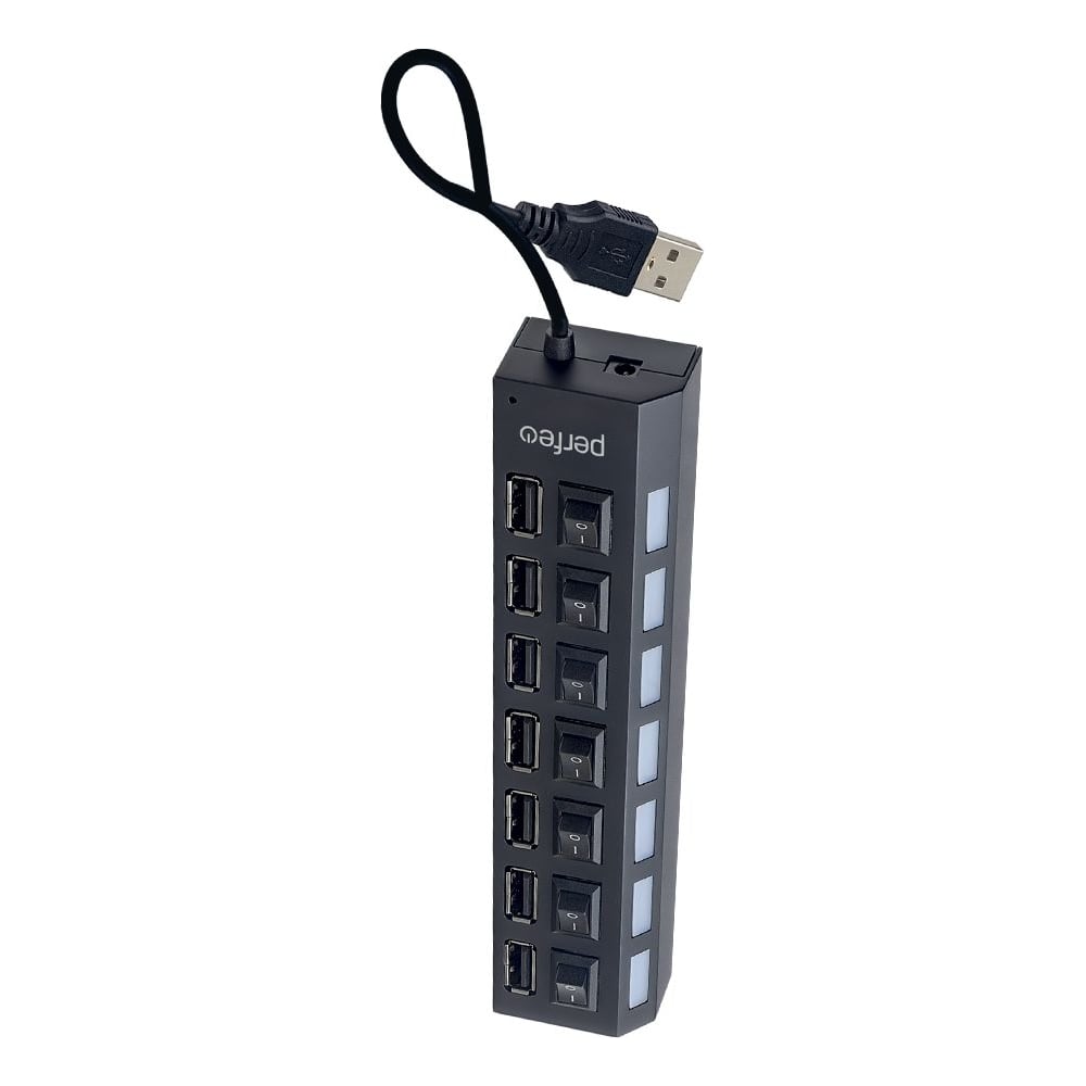 Usb Hub Perfeo Port Pf H Black