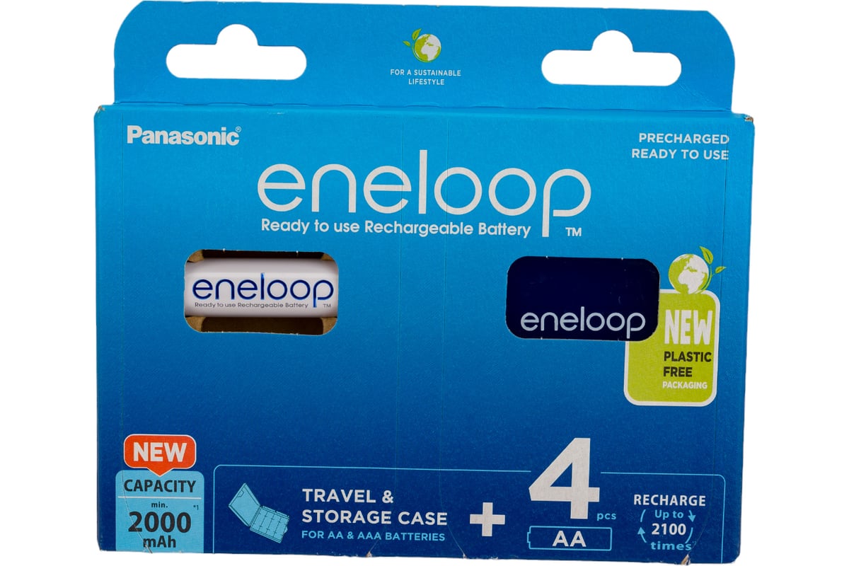 Panasonic Eneloop Bk Mcdec Be Mah Aa R Bl