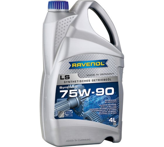 Трансмиссионное масло RAVENOL Getriebeoel LS SAE 75W 90 4 л 1222102