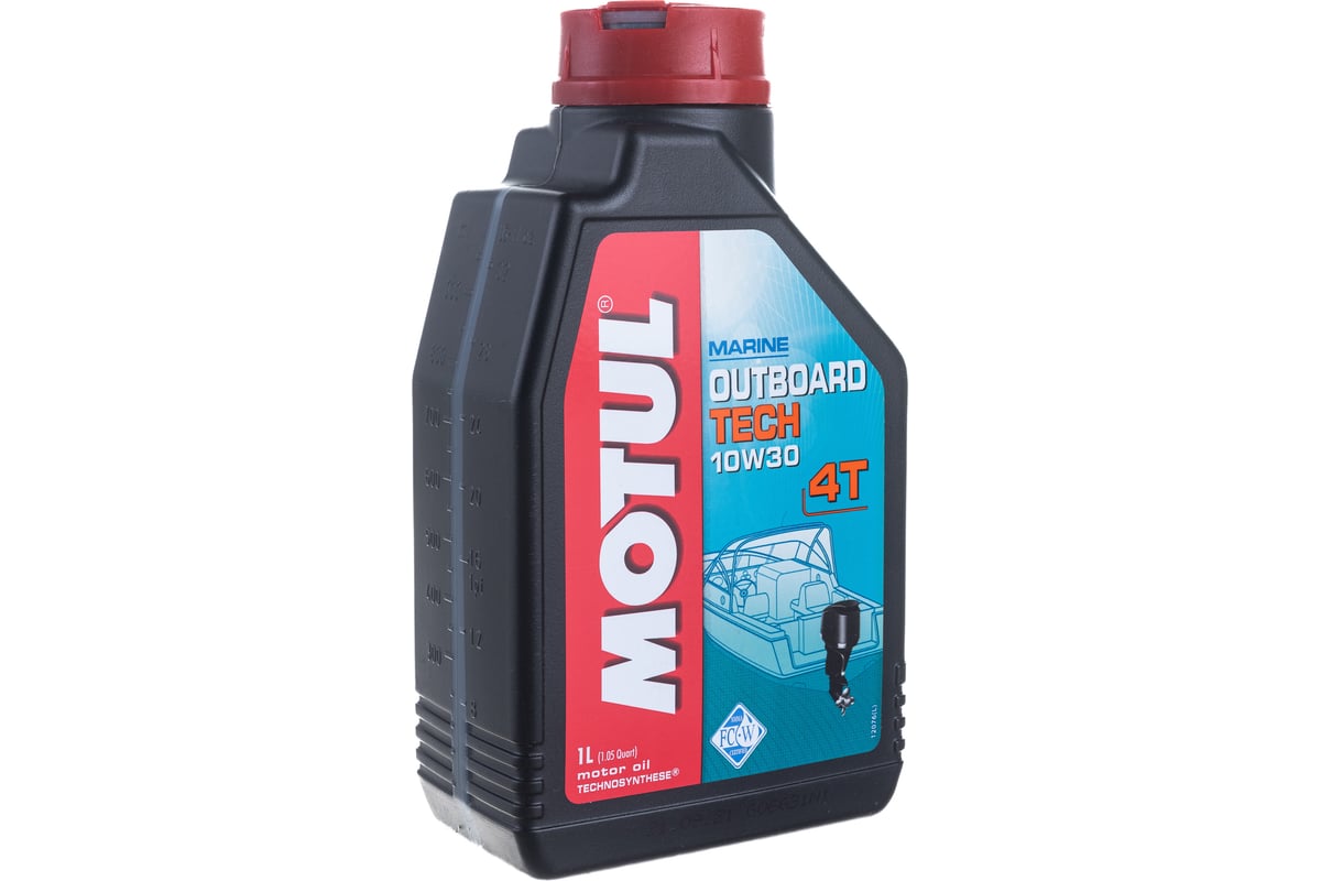 Масло для лодочных моторов OUTBOARD TECH 4T 10W30 1 л MOTUL 106453