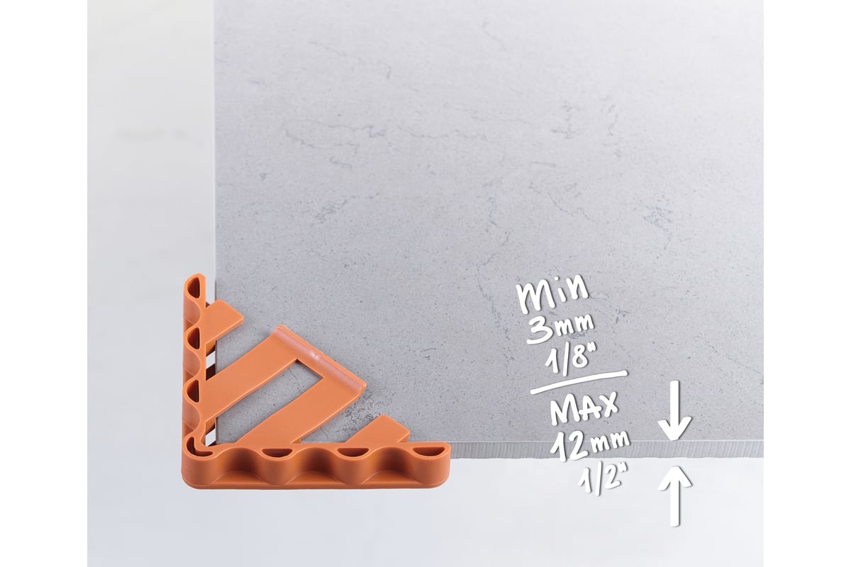 Защитные пластиковые уголки raimondi для плитки толщиной 3 12 мм