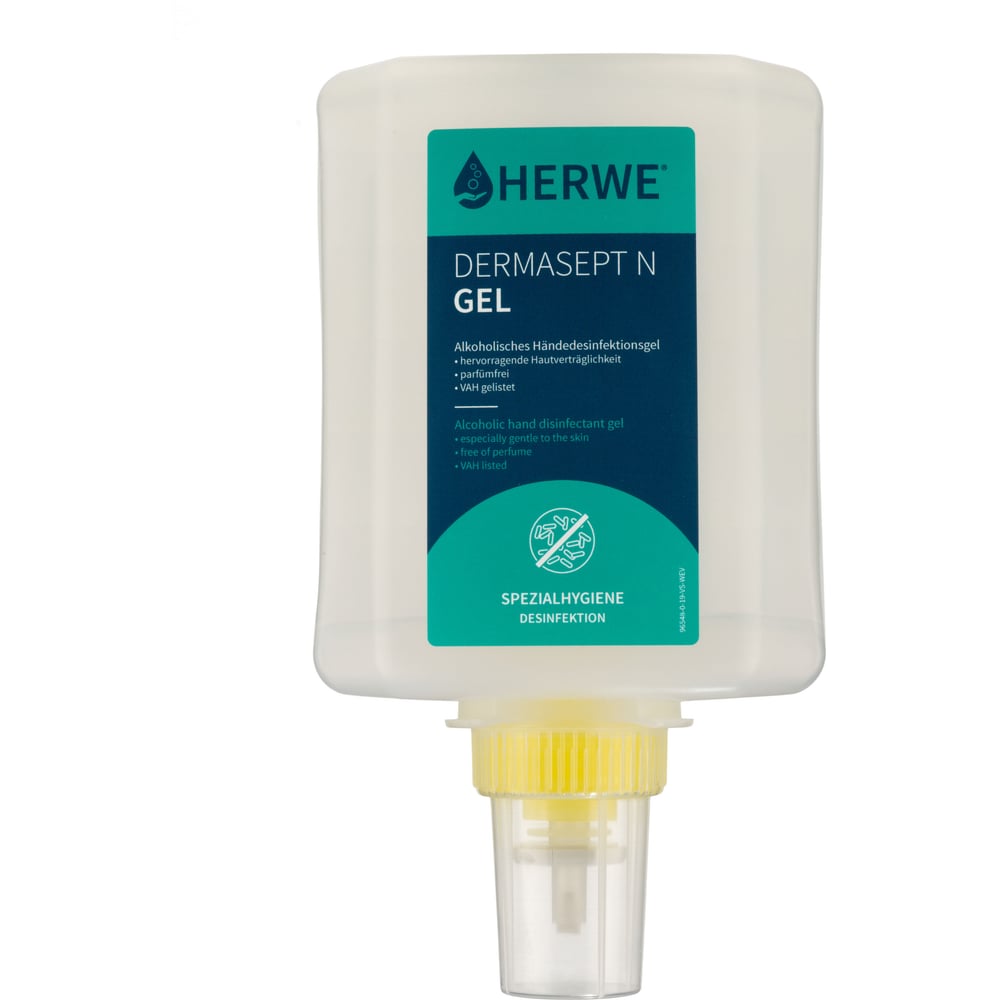 Дезинфицирующий гель HERWE Dermasept N Gel 1000 мл под VIVA 11038