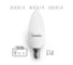 Светодиодная лампа Sweko 5 шт 42LED-C35-10W-230-3000K-E14 5