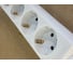 Розеточная колодка General Lighting Systems пластик 16А 5 мест с заземлением без выключателя белая IP20 GSB-16-5-G-IP20 470024 4
