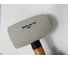 Киянка BOHRER 225 г, фибергласовая рукоятка с резиновым покрытием/ круглый боек, белая резина 45013325 3