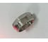 Ниппель переходной LD PRIDE DN25х15 (1"НР х 1/2"НР) латунь никель с биркой LD.67.517.50х40 2
