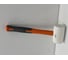 Киянка TOOLAS с фибергласовой ручкой, 340 гр, белая резина 00012812 2