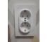 Розетка Systeme Electric AtlasDesign Бел с/з двойная, со шторками, 16А, в сборе SE ATN000126 4