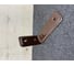 Кронштейн VORMANN 3-F 115х80х40 мм, оцинкованный, цвет: коричневый, 00165 115 B 2