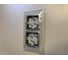 Рамка Mono Electric 2-постовая STYLE GLASS белое стекло 107-710000-161 6