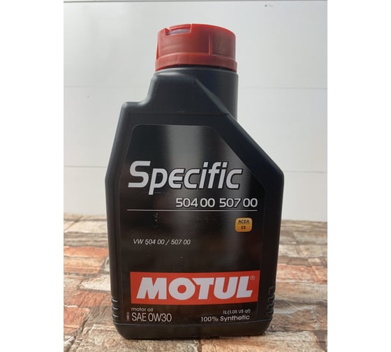 Синтетическое масло MOTUL SPECIFIC 504 00 507 00 0W30 1л 107049