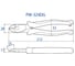 Эксцентриковые кусачки для стальной проволоки TSUNODA PW-324DG 7