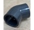 Отвод AQUAVIVA НПВХ клеевой 45 DN 40 ELW04045 54919 3