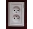 Розетка Metronex Electric Roma двойная без заземления FRZ00010203BEL 6