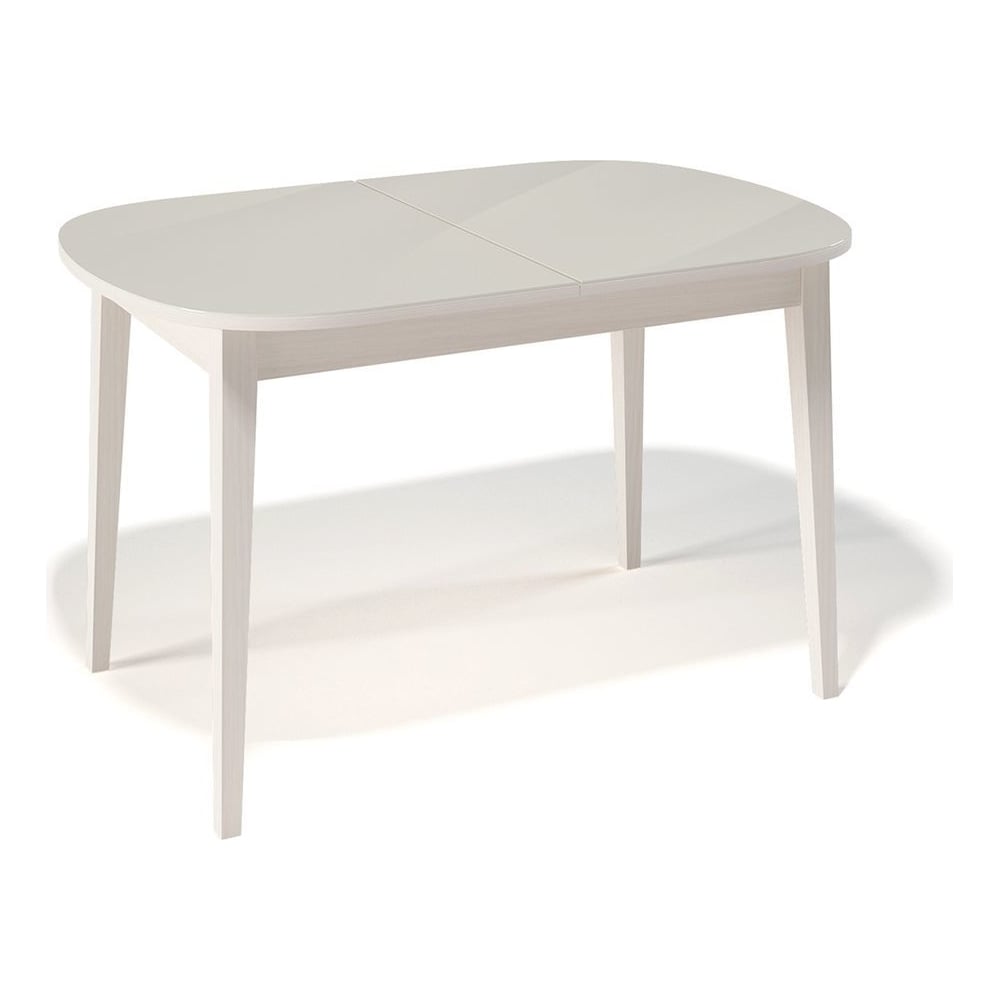 Изображение товара Стол KENNER 1300 M, крем/стекло крем глянец 326444