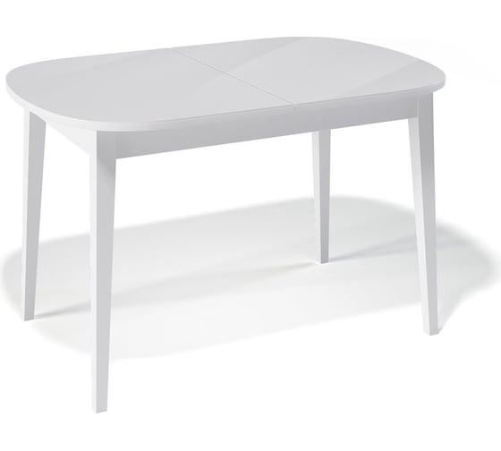 Изображение товара Стол KENNER 1300 M, белый/стекло белое сатин 326449