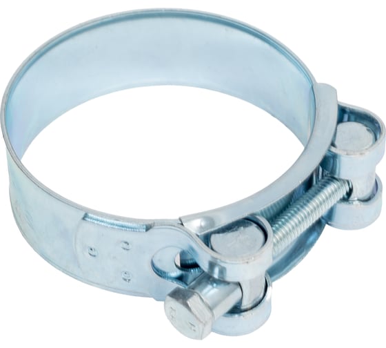 Изображение товара Одноболтовый силовой хомут Novocraft 60x63 мм, цинк, 5 шт. RZN060063005