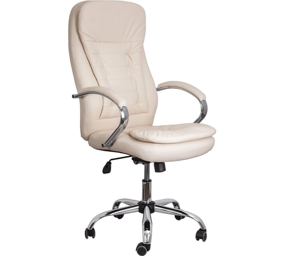 Изображение товара Поворотное кресло AKS Home RICHARD, NEW, CROME кремовый 70006