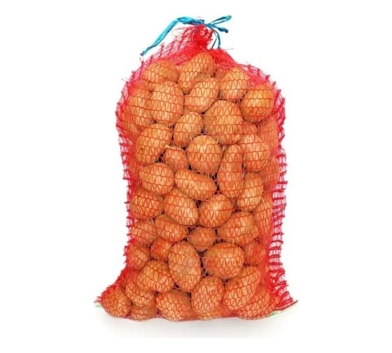 Изображение товара Овощная сетка ПОЛИМАКС 50x80 см 35-40 кг красная 2000 шт 90001015-2