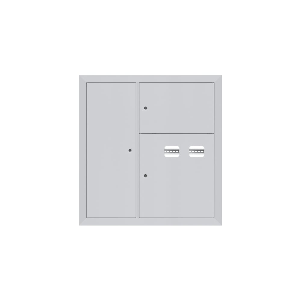 Этажный щит EKF 2 кв. слаботочка слева (1000x950x160) Basic mb28-v-2z