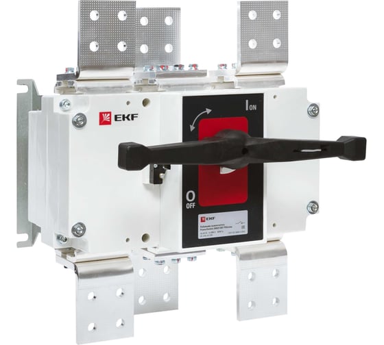 Изображение товара Рубильник-выключатель EKF 2500A 4P c рукояткой управления для прямой установки PowerSwitch psds-2500-4