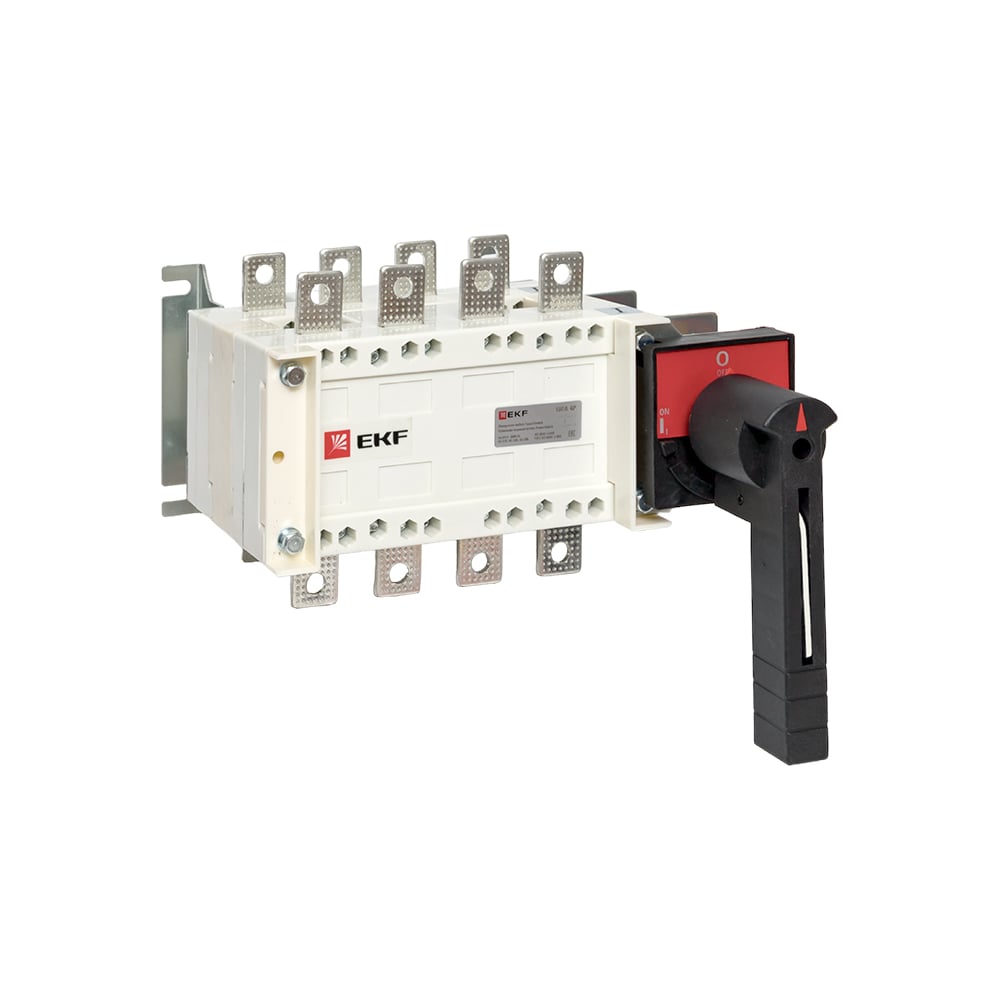 Изображение товара Рубильник-переключатель EKF 160A 4P c рукояткой управления для прямой установки PowerSwitch pscs-160-4