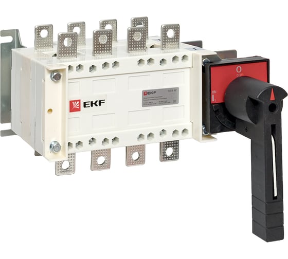 Изображение товара Рубильник-переключатель EKF 160A 4P c рукояткой управления для прямой установки PowerSwitch pscs-160-4