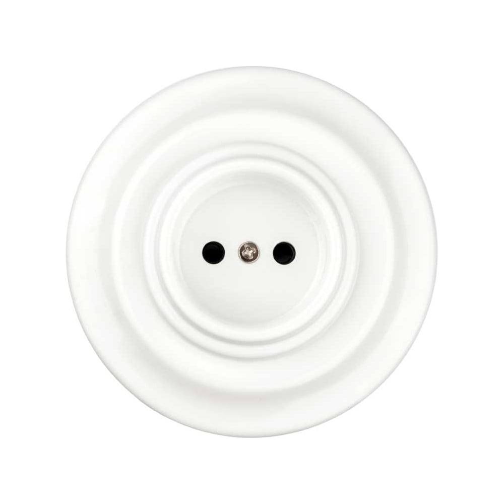 Изображение товара Фарфоровая розетка TDM ELECTRIC скрытой установки, 2П, 10А, 250В, белая «Болонь» SQ1820-0021