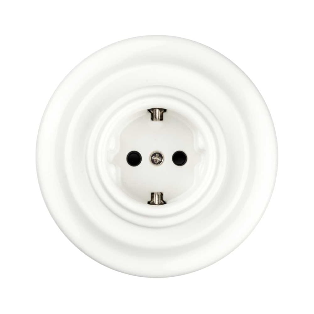 Изображение товара Фарфоровая розетка TDM ELECTRIC SQ1820-0022 для скрытой установки