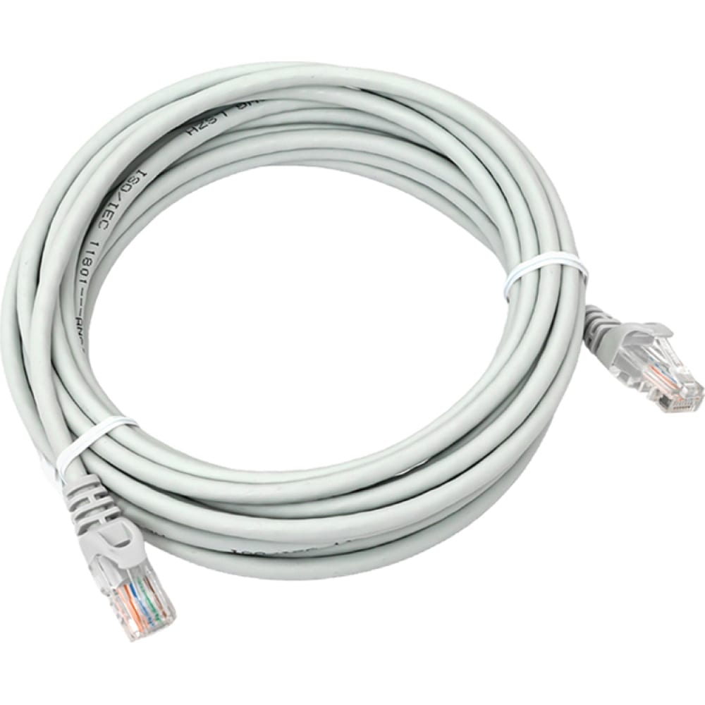 Патч корд EKF патч корд gcr utp cat 6 10 гбит с компьютерный кабель для интернета медный 3м
