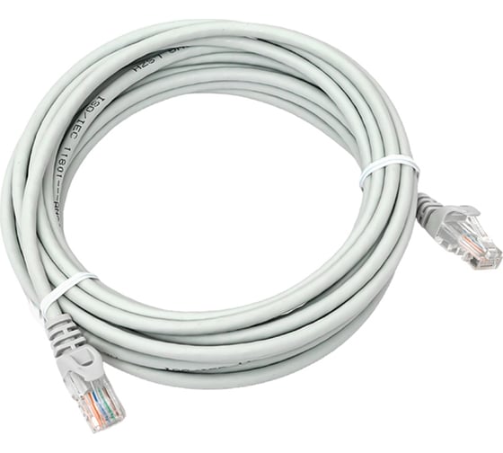 Изображение товара Неэкранированный патч-корд EKF teracom pro cat.5e utp оболочка lszh серый (5,0м) TRP-5EUTP-LSH-5M-GY