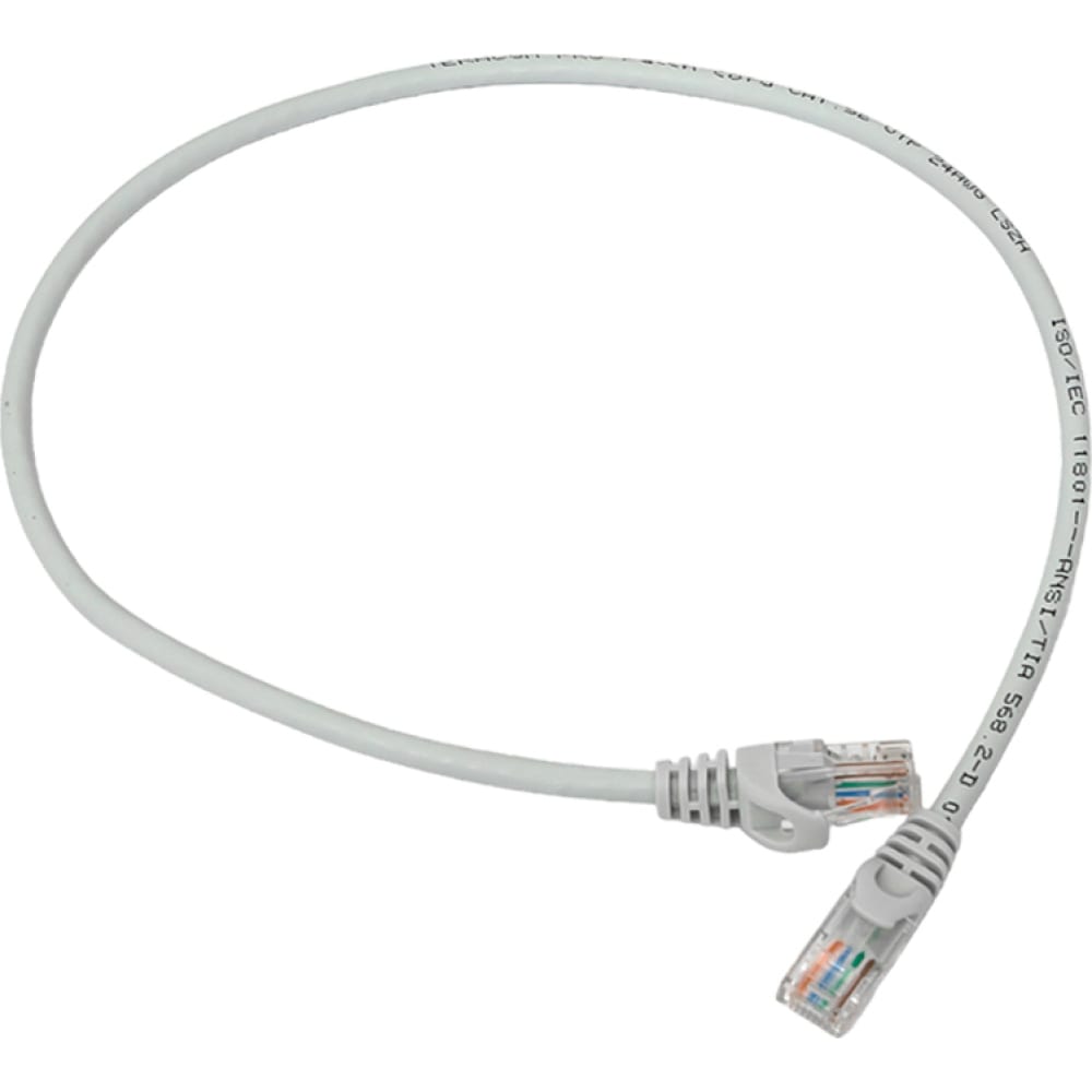 Патч корд EKF патч корд gcr gcr lnc65 utp кат 6 кабель для интернета плоский 7 5 метров