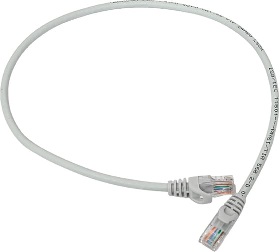 Изображение товара Неэкранированный патч-корд EKF teracom pro cat.5e utp оболочка lszh серый (0,5м) TRP-5EUTP-LSH-05M-GY