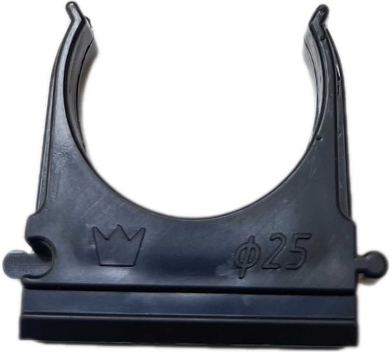 Изображение товара Клипса для гофротрубы Электропласт d25 мм (ЭП), черная 25KL100BL