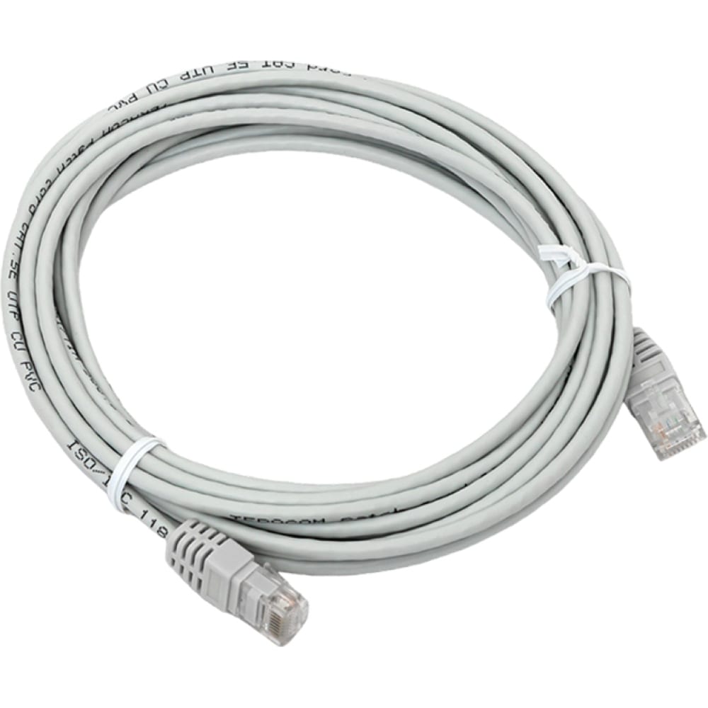 Патч корд EKF патч корд gcr gcr lnc65 utp кат 6 кабель для интернета плоский 7 5 метров