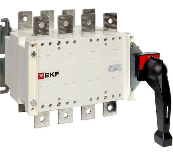 Изображение товара Рубильник-переключатель EKF 400A 4P c рукояткой управления для прямой установки PowerSwitch pscs-400-4