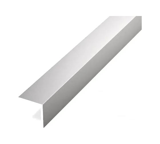 Изображение товара Декоративный алюминиевый угол Лука 15x15x1 мм, бетон сильвер УТ000077739