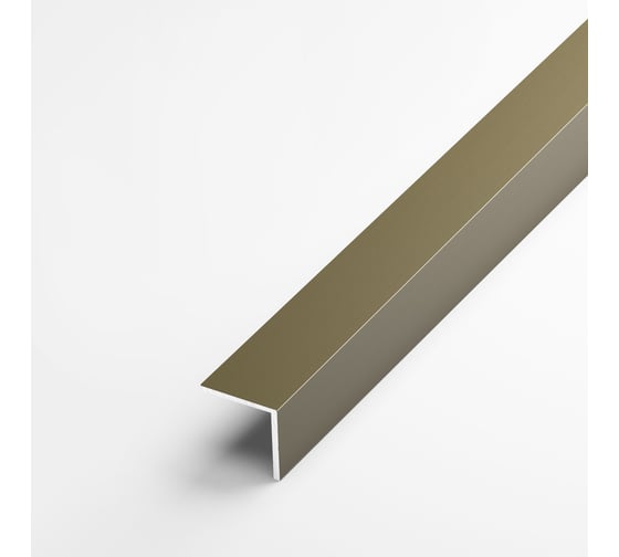 Изображение товара Декоративный алюминиевый угол Лука 10x10x1 мм, бронза УТ000031000