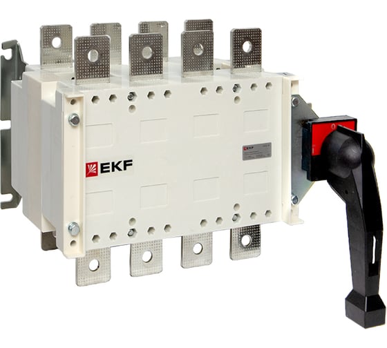 Изображение товара Рубильник-переключатель EKF 630A 4P c рукояткой управления для прямой установки PowerSwitch pscs-630-4