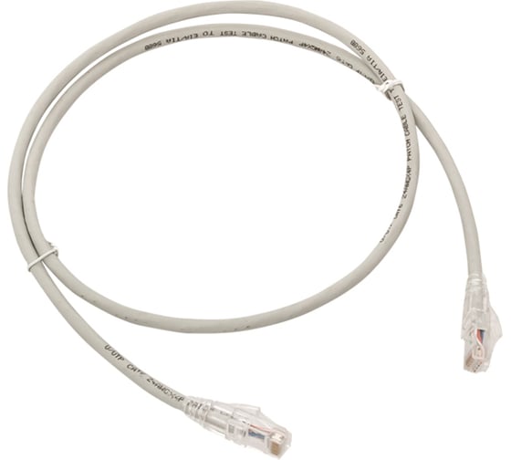 Изображение товара Неэкранированный патч-корд EKF teracom pro cat.6 utp оболочка lszh серый (1,0м) TRP-6UTP-LSH-1M-GY