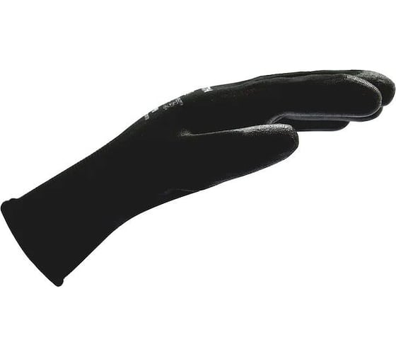 Изображение товара Перчатки защитные из полиэстера с полиуретаном MTE Black PU, черные, р.10 2899402410