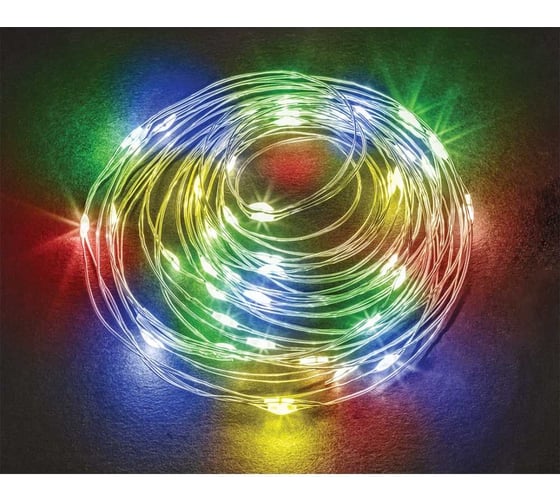 Изображение товара Гирлянда Navigator NGF-D049-08 (микро роса RGBY) 95130