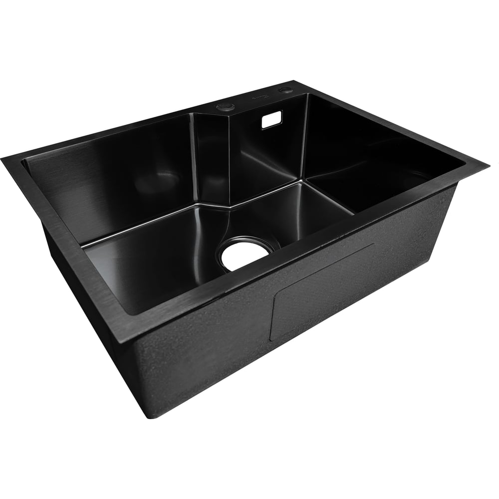 Изображение товара Мойка SANTREK AQUA 650x480x220 черная из нержавеющей стали