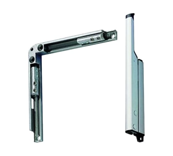 Изображение товара Комплект фрамужного открывания GEZE ol 90 белый, для фрамуг шириной до 1200мм 68975