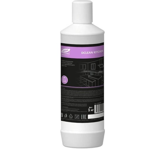 Изображение товара Профхим для кухни Luscan Professional dclean kitchen дезинфицирующий, с моющим эффектом, 1 кг 1850878