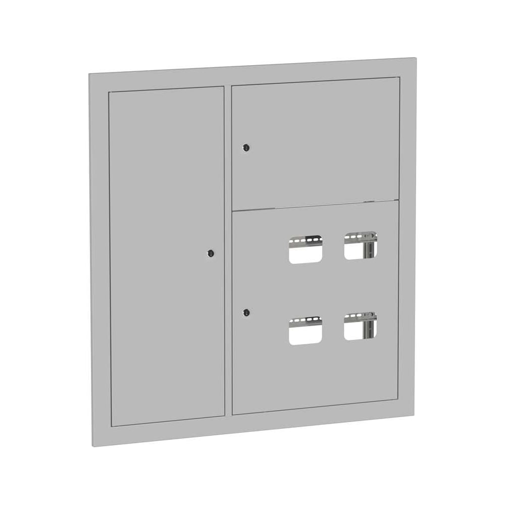 Этажный щит EKF 4 кв. RAL9003 со слаботочным отсеком слева (1000x950x160) PROxima mb29-v-4z-ral9003
