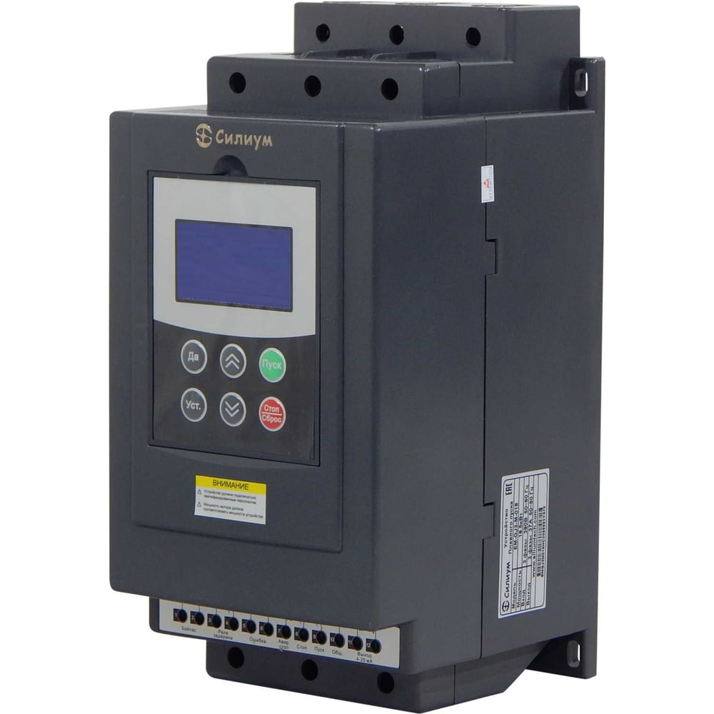 Изображение товара Устройство плавного пуска Силиум EM-GJ3-M-030 30кВт 60А монтажная плата